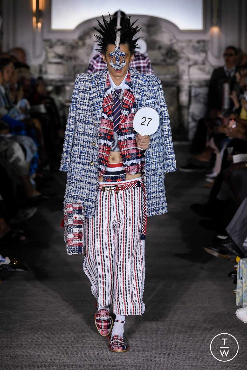 Fashion Week Paris Spring/Summer 2023 look 24 from the Thom Browne collection 男装