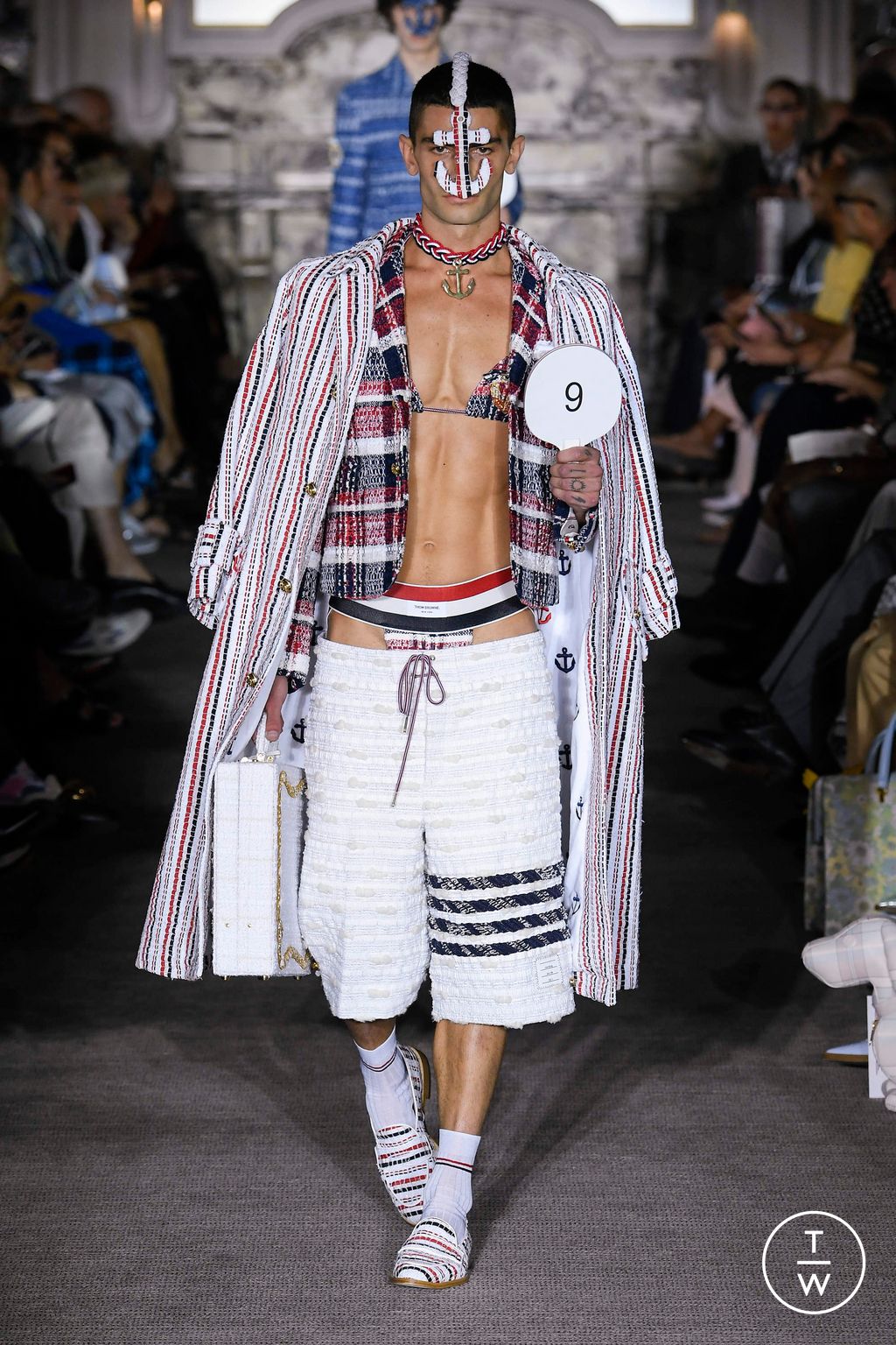 Fashion Week Paris Spring/Summer 2023 look 26 from the Thom Browne collection menswear