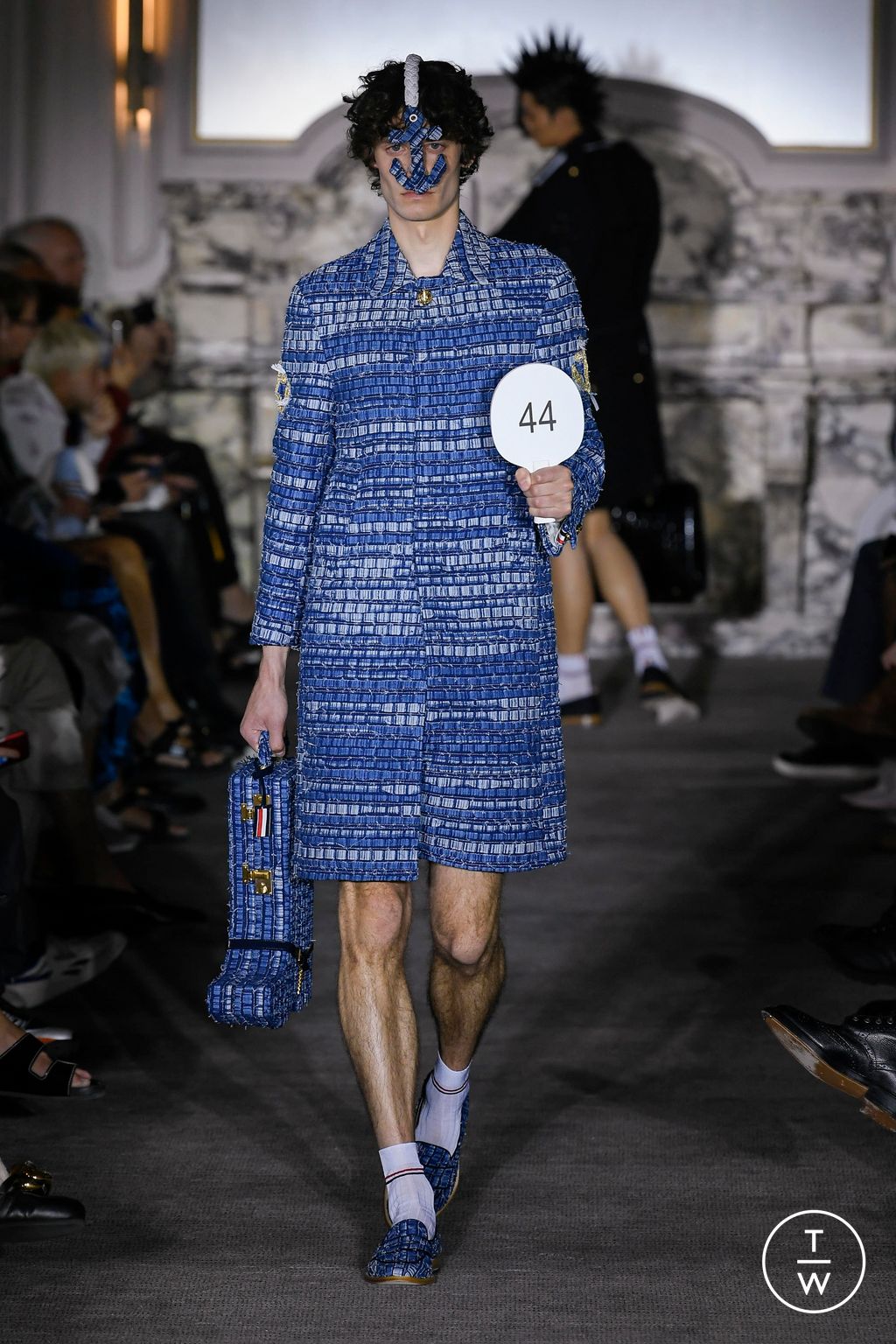 Fashion Week Paris Spring/Summer 2023 look 27 from the Thom Browne collection menswear