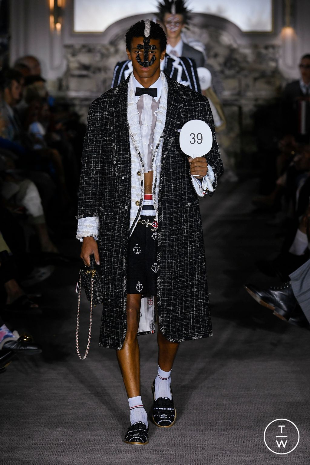 Fashion Week Paris Spring/Summer 2023 look 30 from the Thom Browne collection menswear