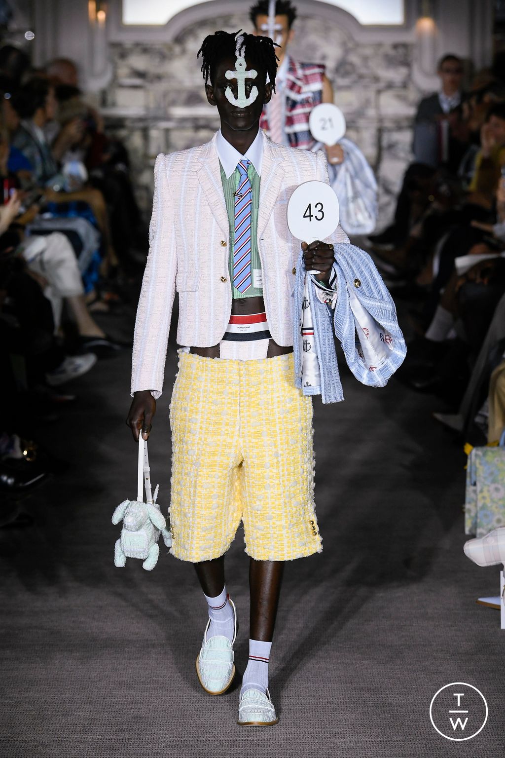 Fashion Week Paris Spring/Summer 2023 look 51 from the Thom Browne collection 男装