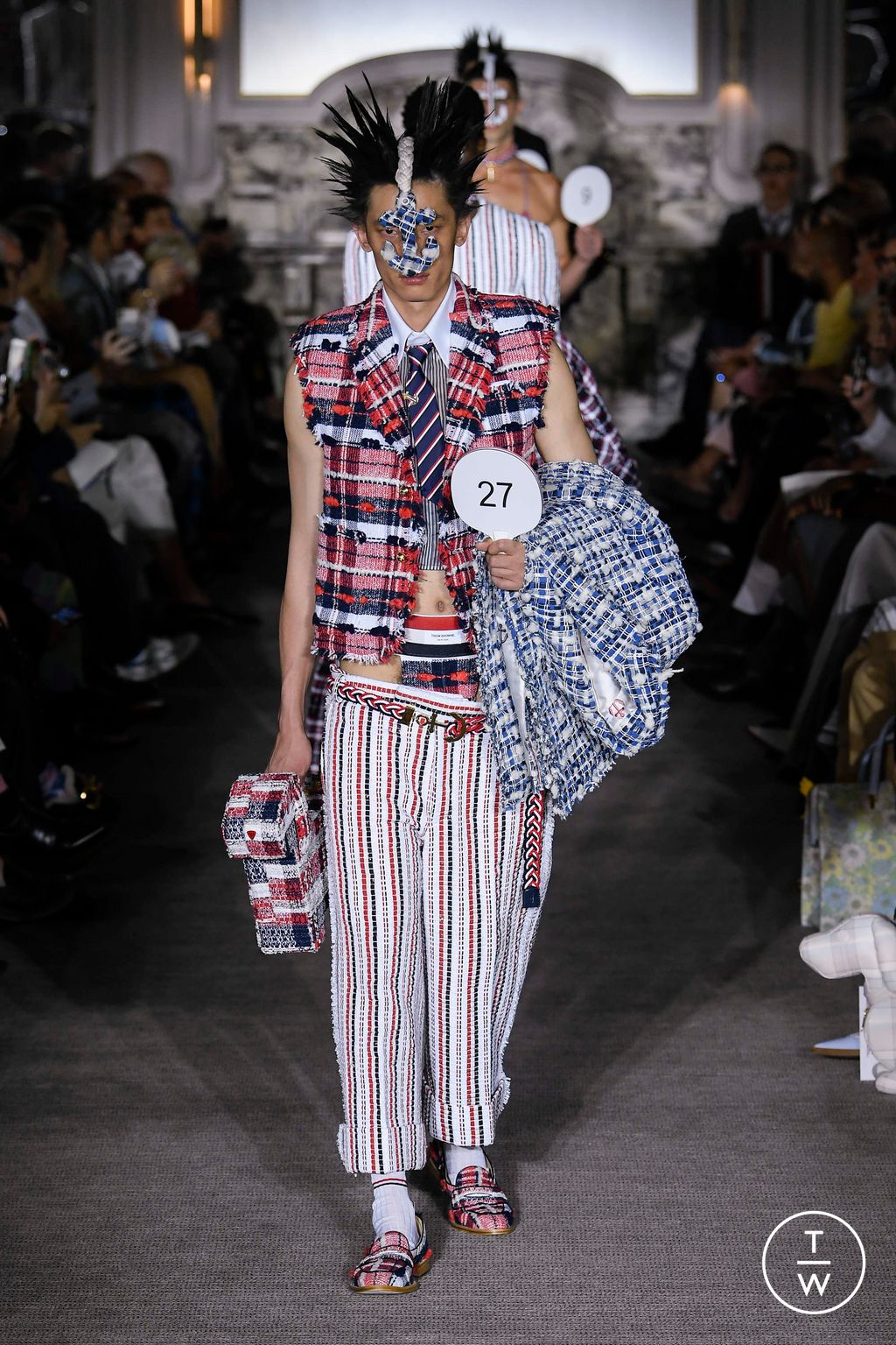 Fashion Week Paris Spring/Summer 2023 look 57 from the Thom Browne collection menswear