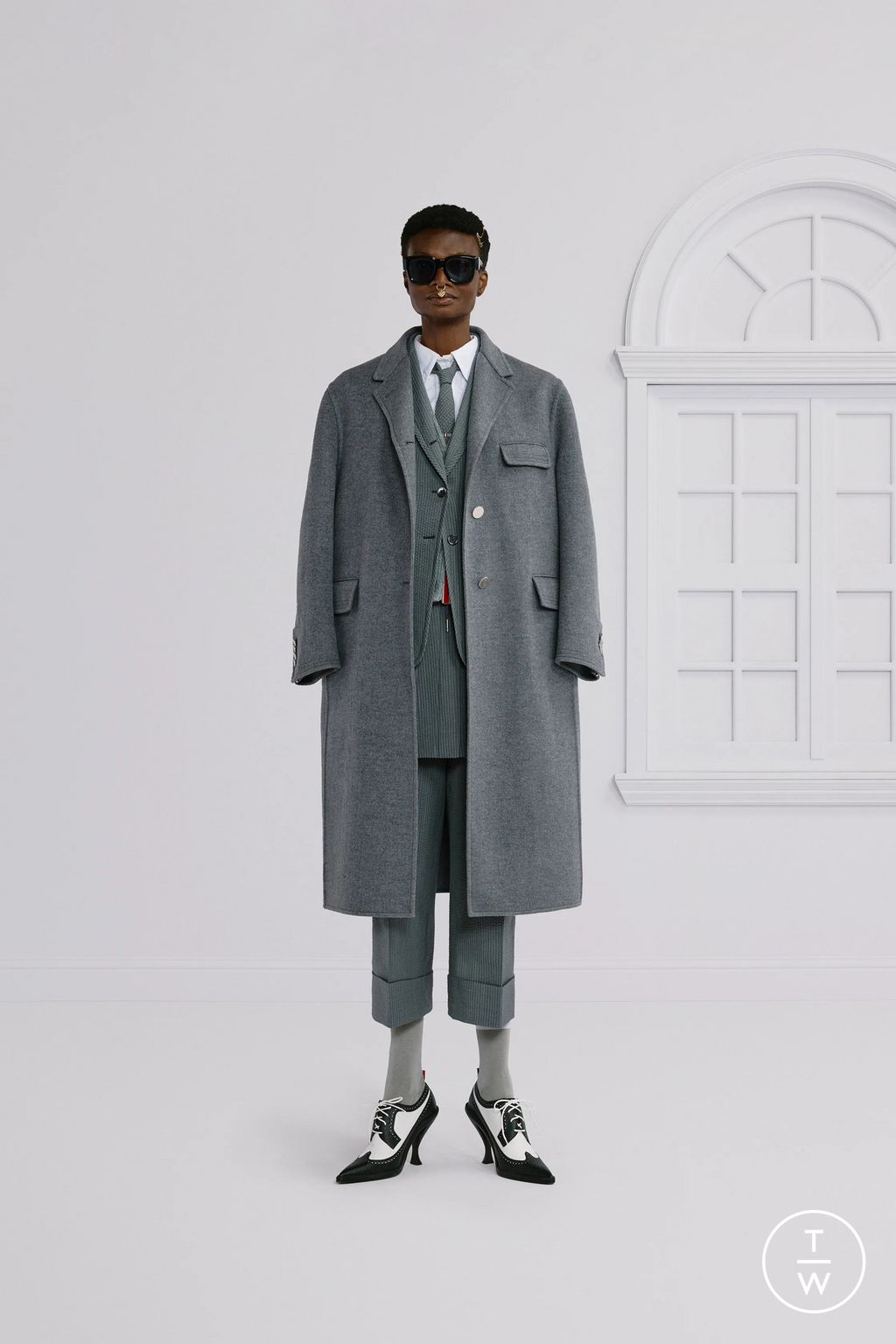 Fashion Week New York Resort 2026 look 7 from the Thom Browne collection womenswear