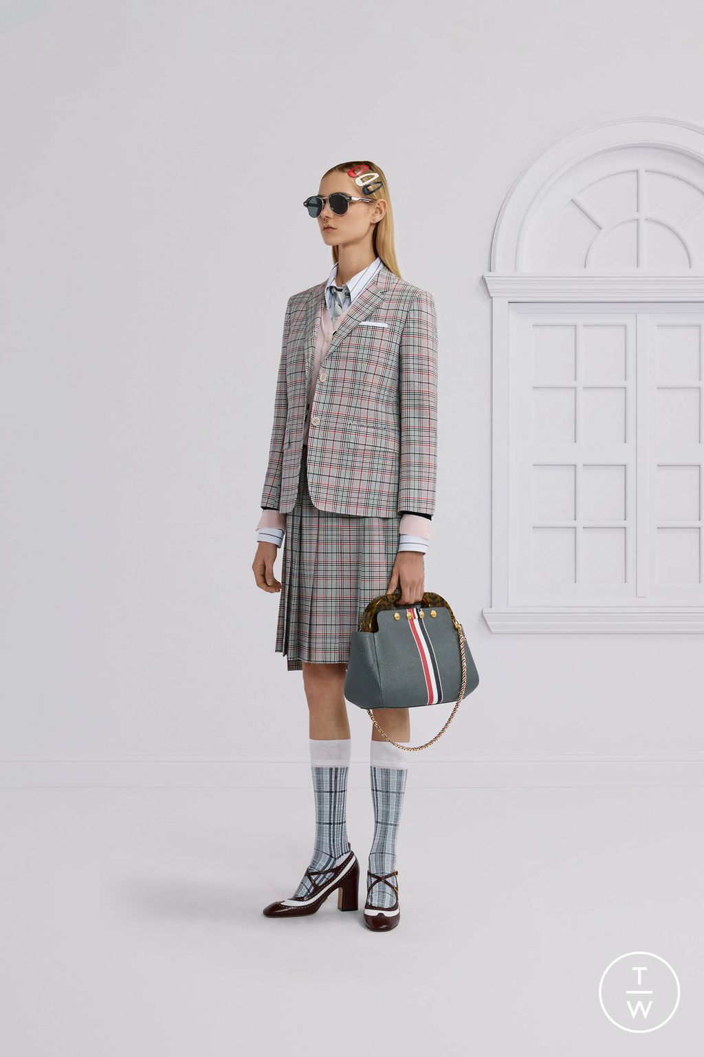 Fashion Week New York Resort 2026 look 11 from the Thom Browne collection womenswear