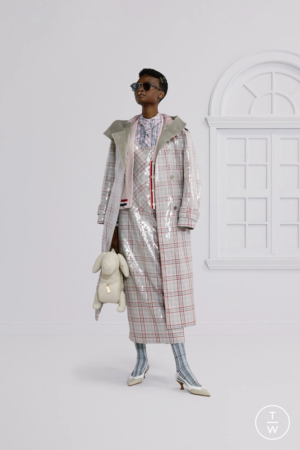 Fashion Week New York Resort 2026 look 16 from the Thom Browne collection womenswear