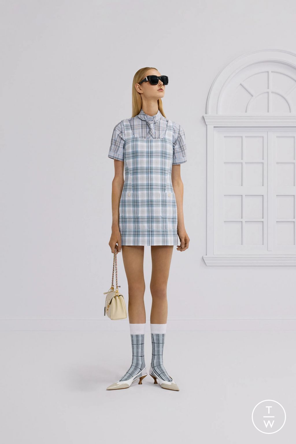 Fashion Week New York Resort 2026 look 29 from the Thom Browne collection womenswear