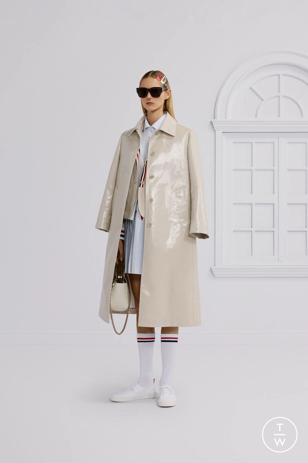 Fashion Week New York Resort 2026 look 30 from the Thom Browne collection womenswear