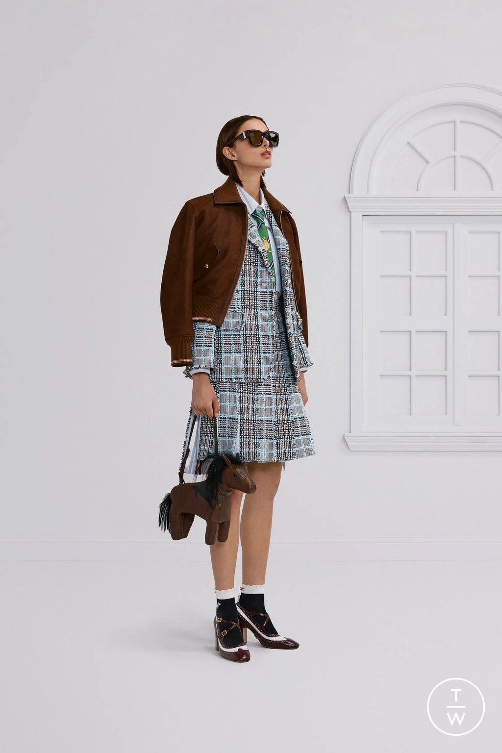 Fashion Week New York Resort 2026 look 31 from the Thom Browne collection womenswear