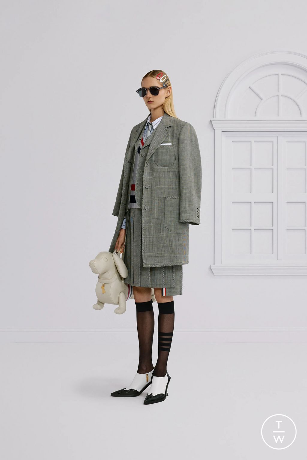 Fashion Week New York Resort 2026 look 32 from the Thom Browne collection womenswear