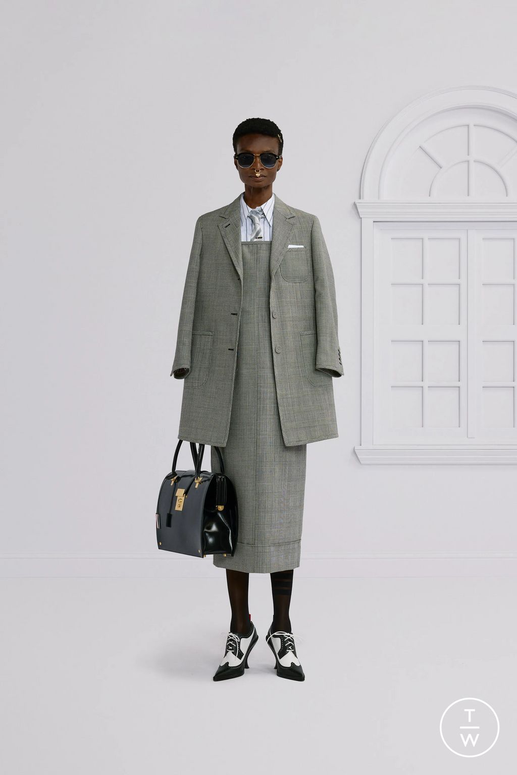 Fashion Week New York Resort 2026 look 33 from the Thom Browne collection womenswear