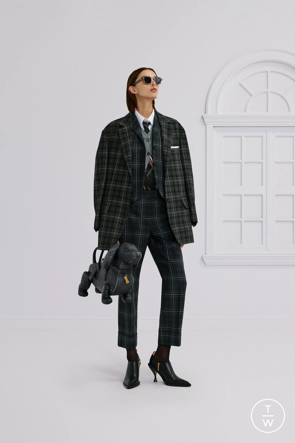 Fashion Week New York Resort 2026 look 35 from the Thom Browne collection womenswear