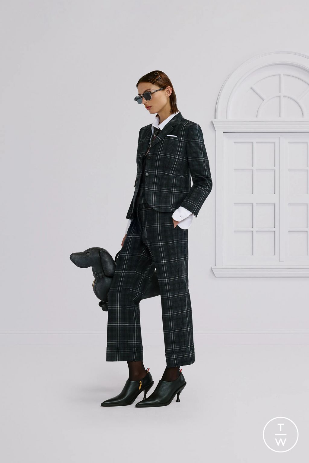 Fashion Week New York Resort 2026 look 36 from the Thom Browne collection womenswear