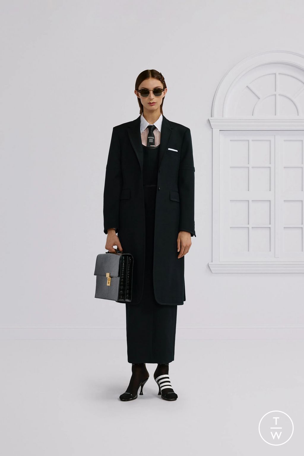 Fashion Week New York Resort 2026 look 42 from the Thom Browne collection womenswear