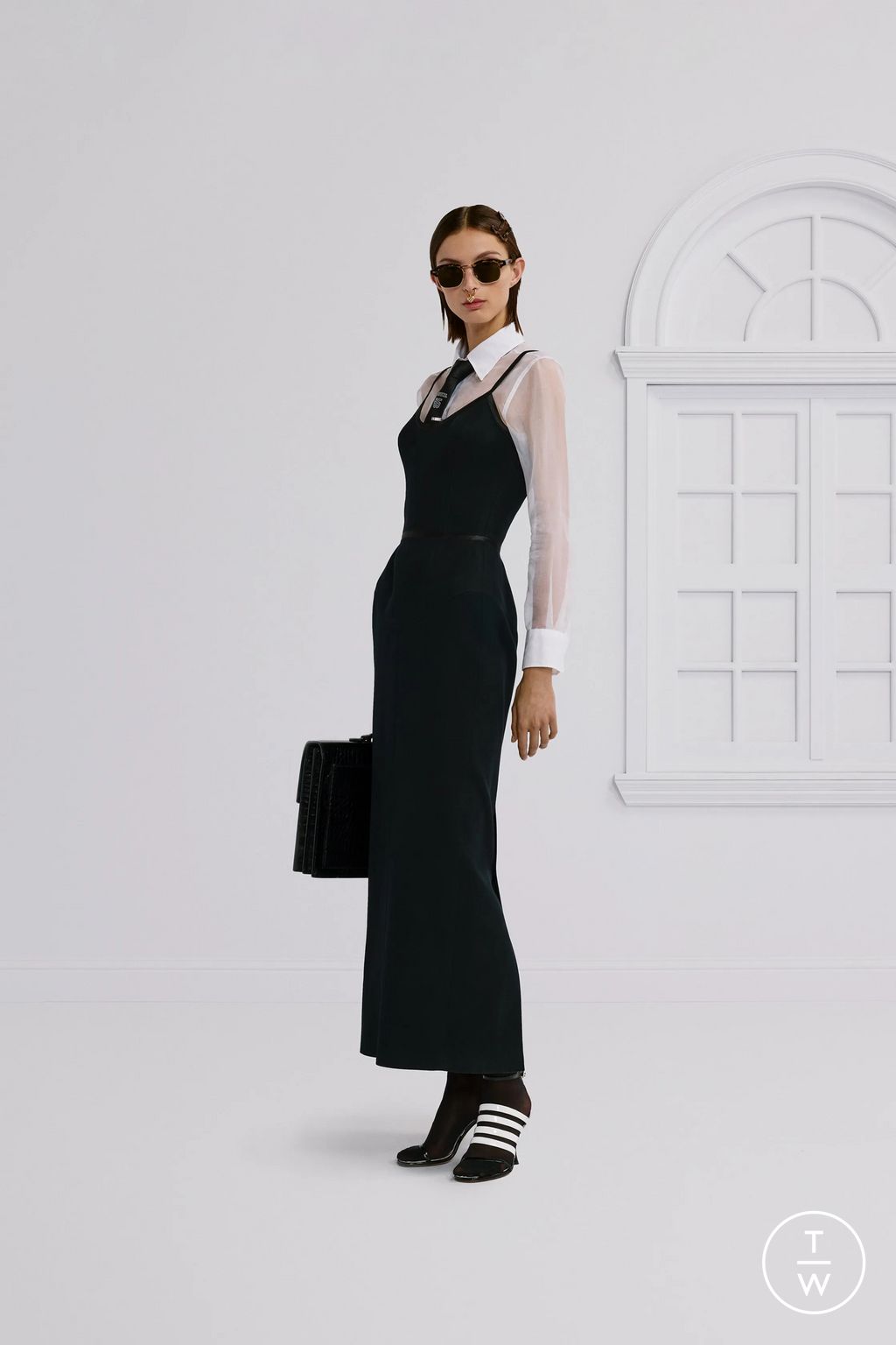 Fashion Week New York Resort 2026 look 43 from the Thom Browne collection womenswear