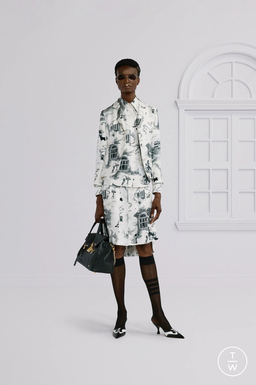 Fashion Week New York Resort 2026 look 48 from the Thom Browne collection womenswear