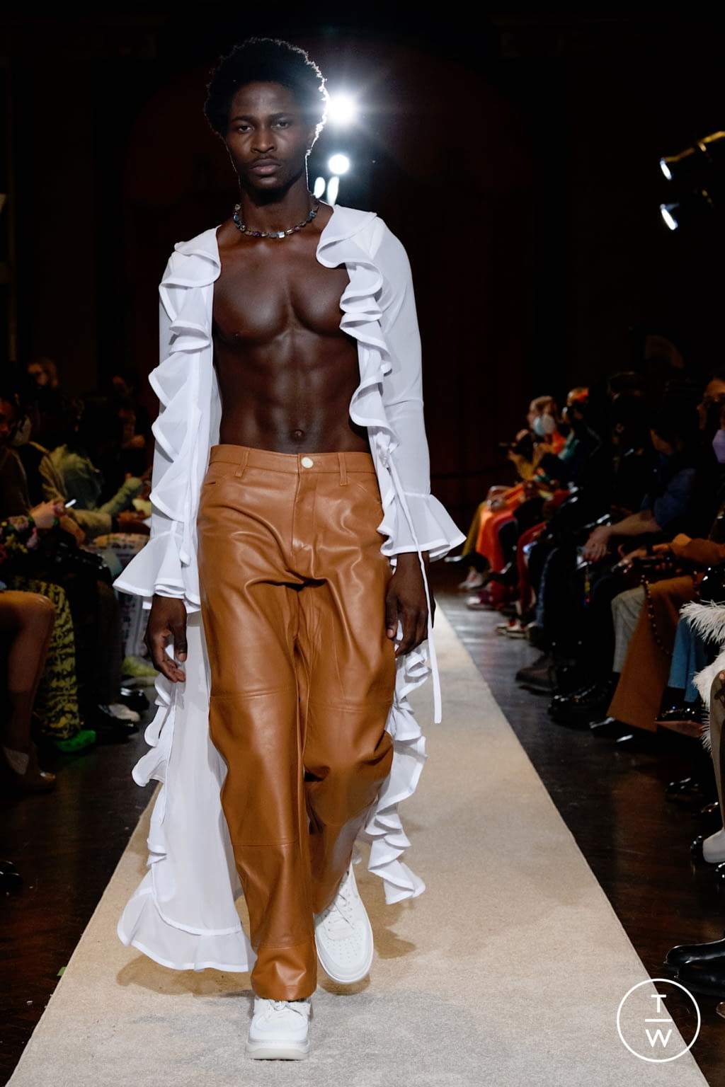 Fashion Week New York Fall/Winter 2022 look 10 from the Tia Adeola collection womenswear