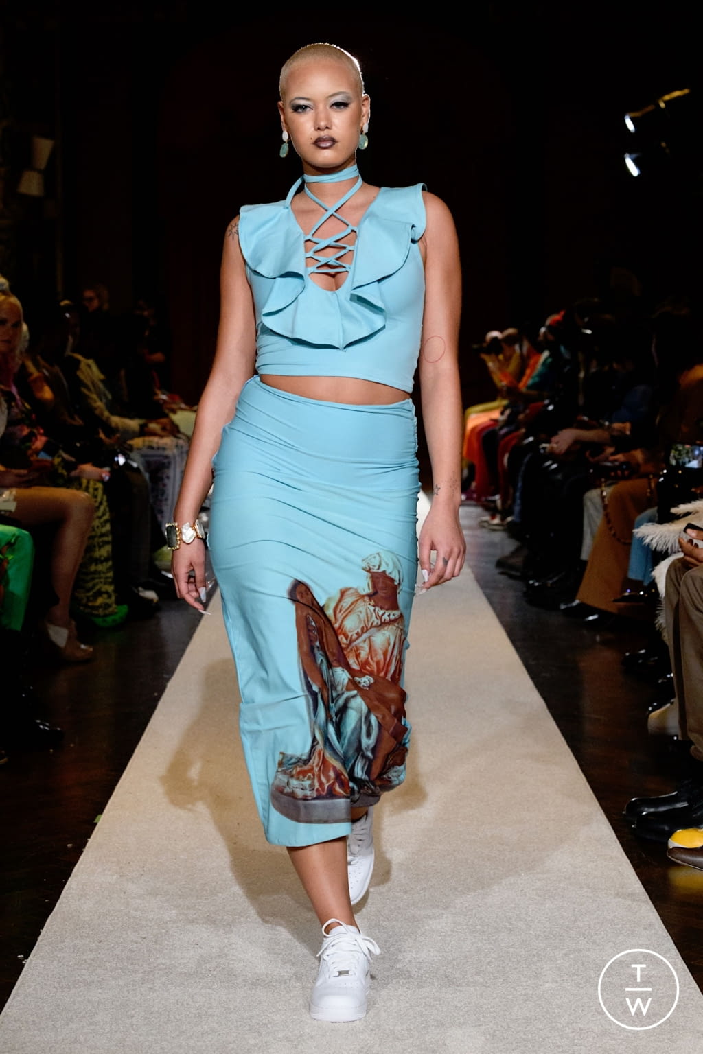 Fashion Week New York Fall/Winter 2022 look 20 from the Tia Adeola collection womenswear