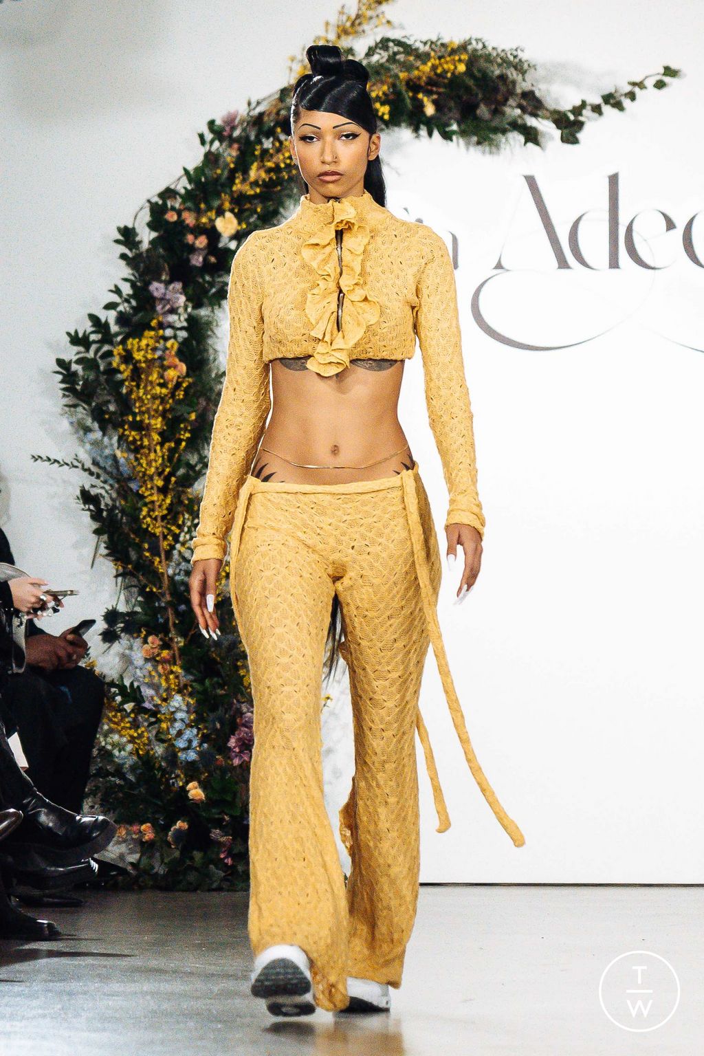 Fashion Week New York Fall/Winter 2023 look 9 from the Tia Adeola collection womenswear