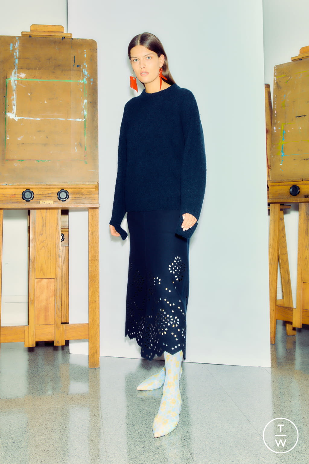 Fashion Week New York Fall/Winter 2021 look 14 from the Tibi collection womenswear