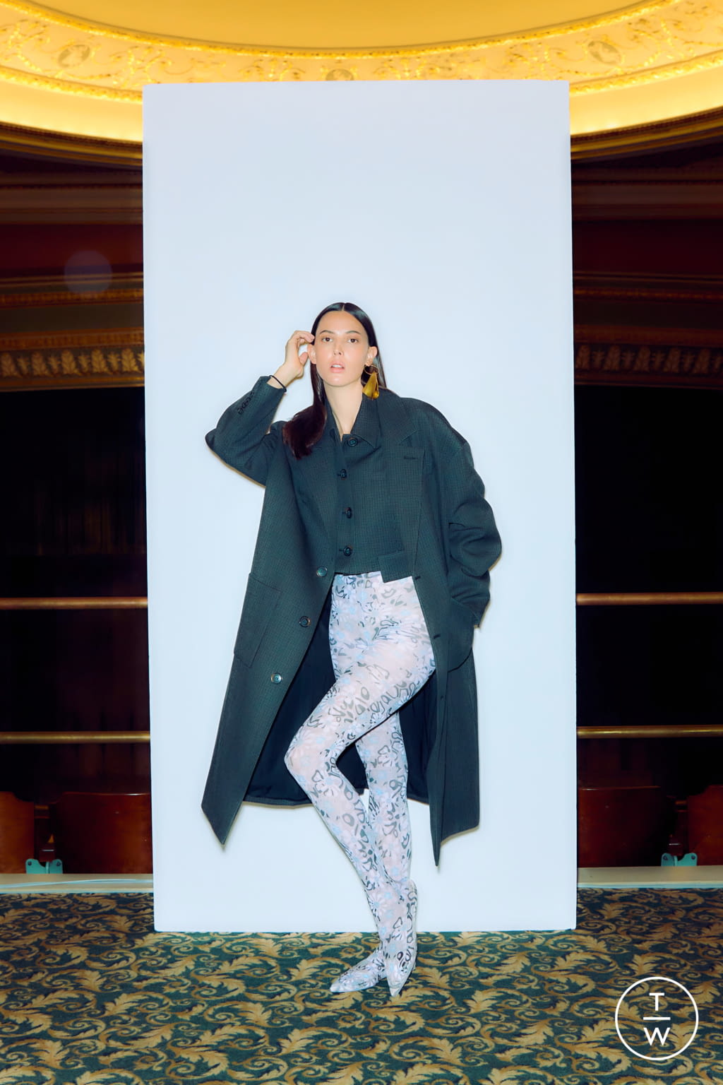 Fashion Week New York Fall/Winter 2021 look 19 from the Tibi collection womenswear