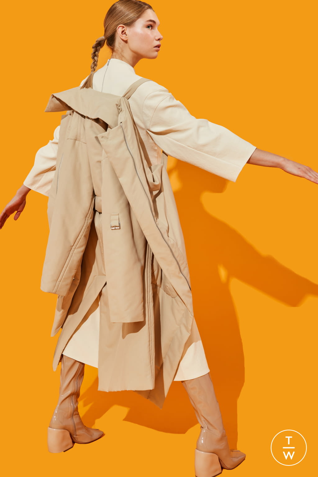Fashion Week New York Pre-Fall 2020 look 10 from the Tibi collection womenswear