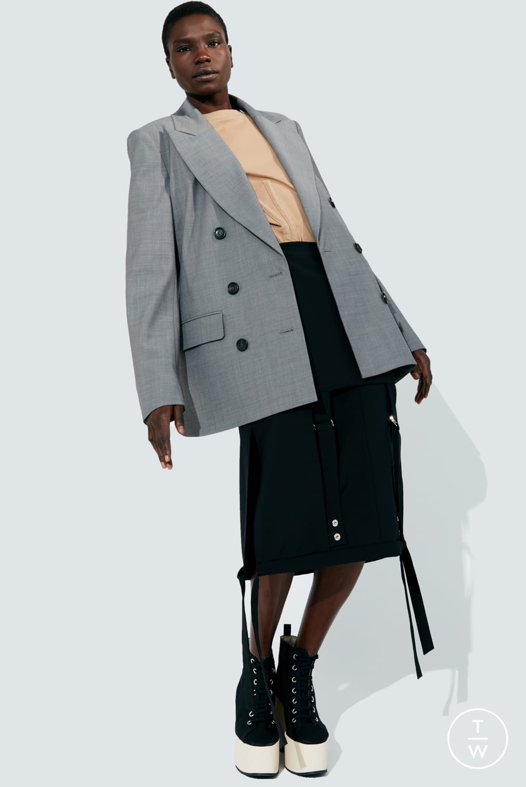 Fashion Week New York Pre-Fall 2020 look 20 from the Tibi collection womenswear