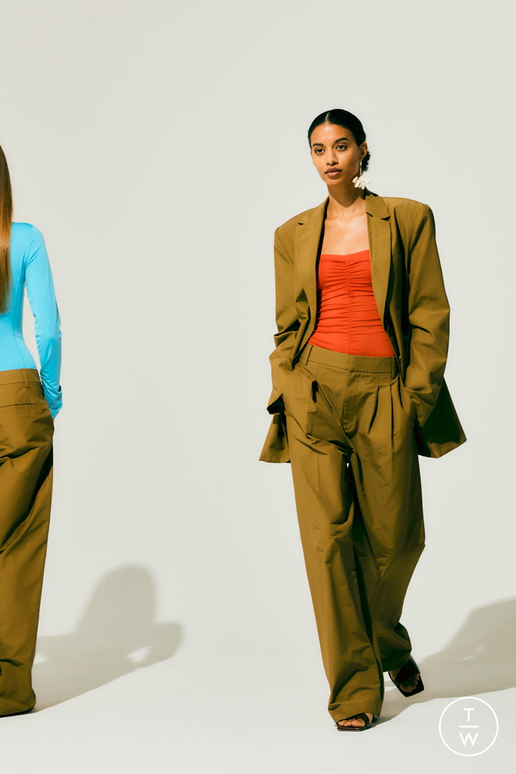 Fashion Week New York Resort 2022 look 11 from the Tibi collection womenswear
