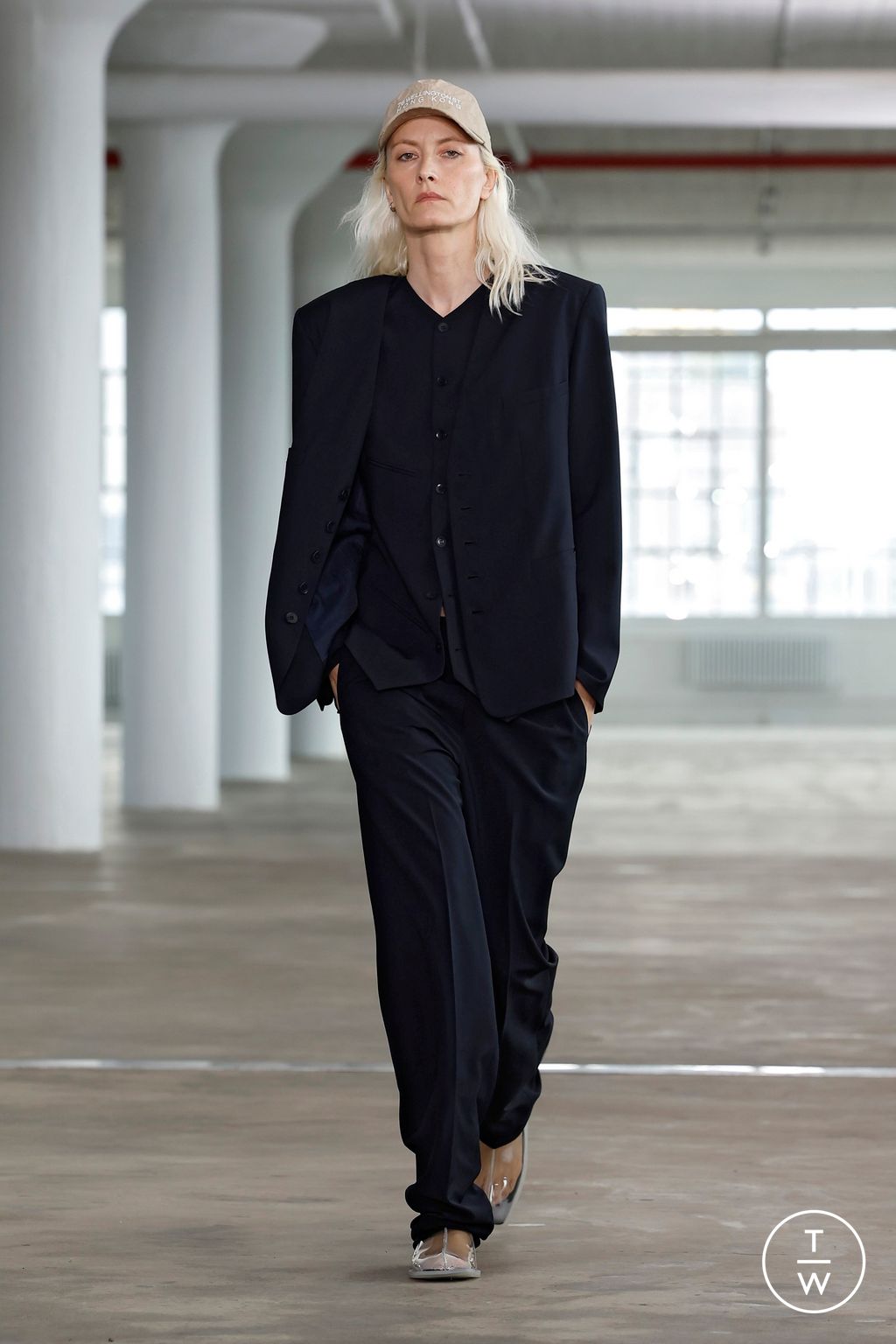 Fashion Week New York Spring/Summer 2025 look 6 from the Tibi collection womenswear