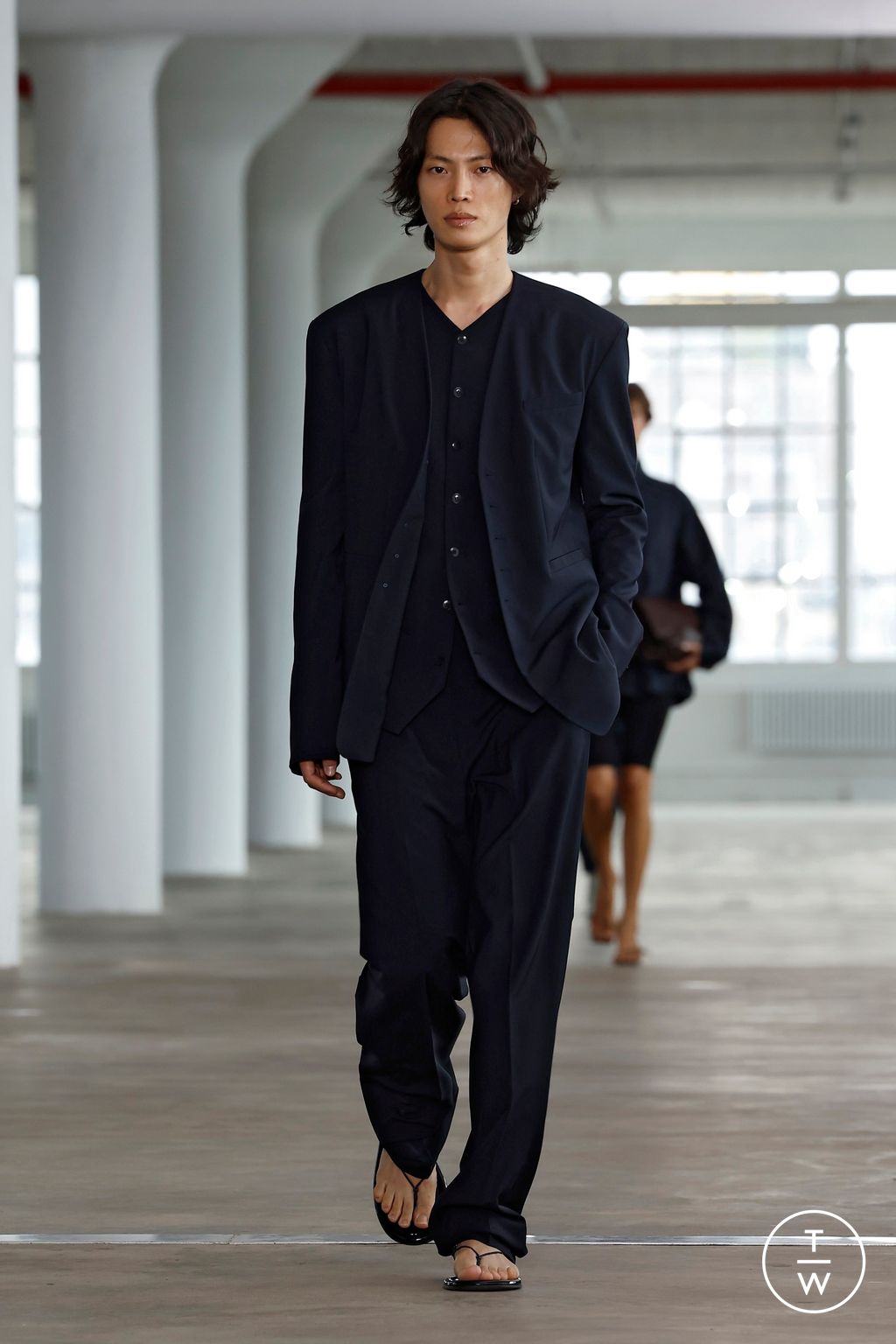 Fashion Week New York Spring/Summer 2025 look 11 from the Tibi collection womenswear