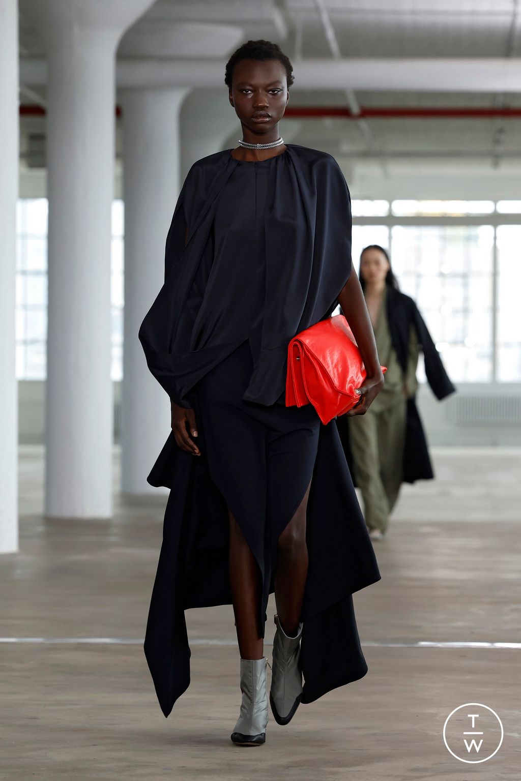 Fashion Week New York Spring-Summer 2025 look 42 from the Tibi collection womenswear