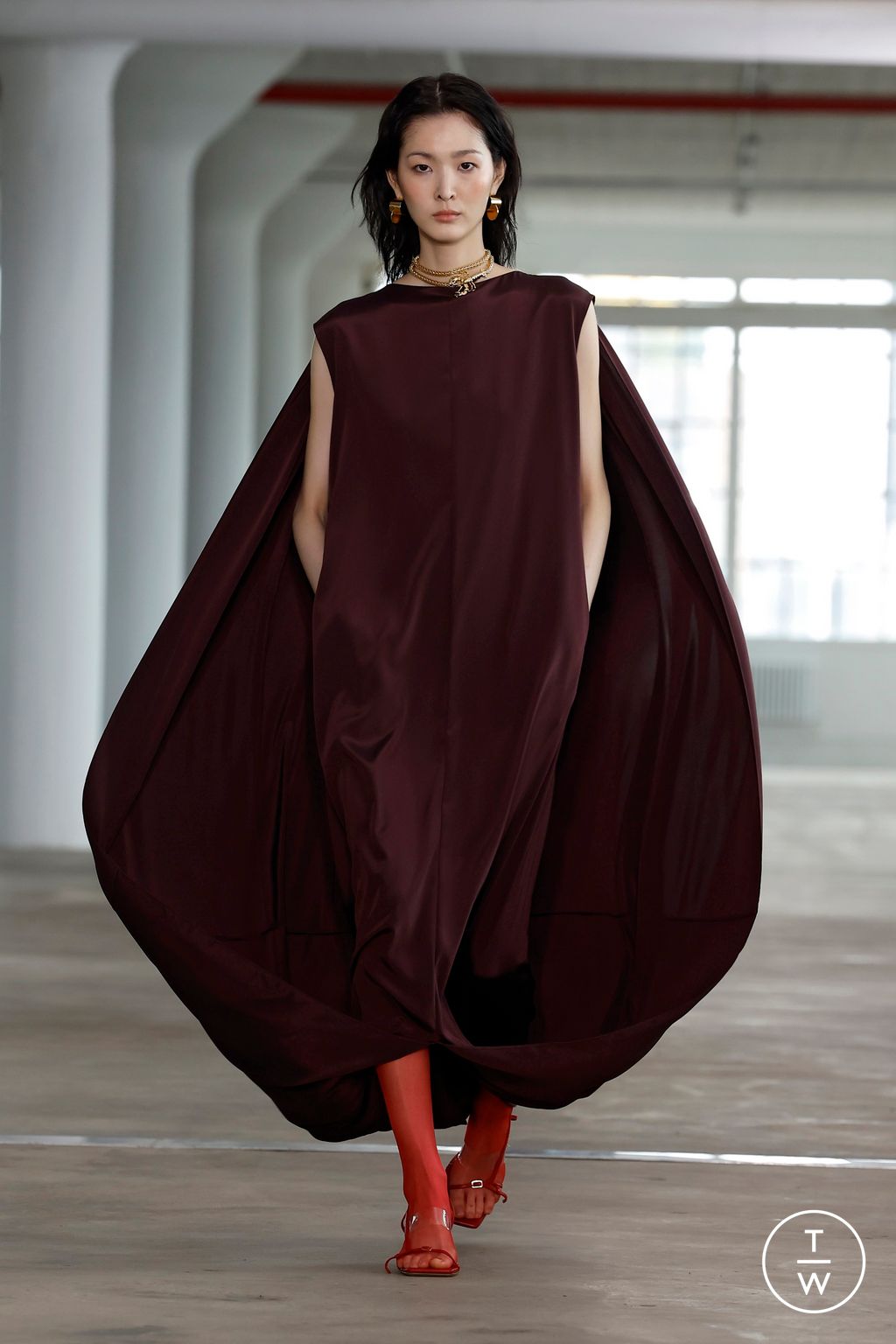 Fashion Week New York Spring/Summer 2025 look 44 from the Tibi collection womenswear