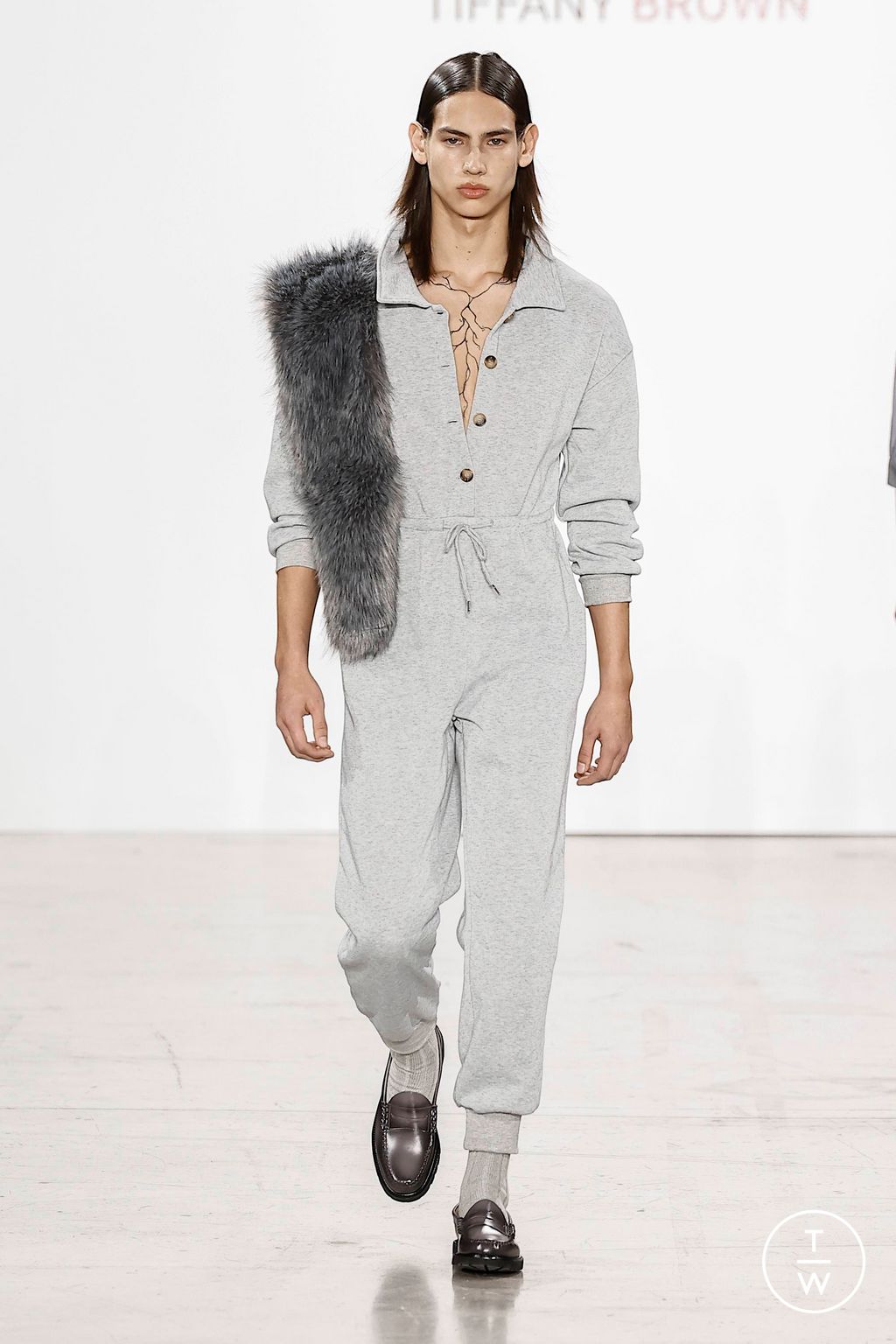 Fashion Week New York Fall/Winter 2023 look 8 from the Tiffany Brown Designs collection 女装