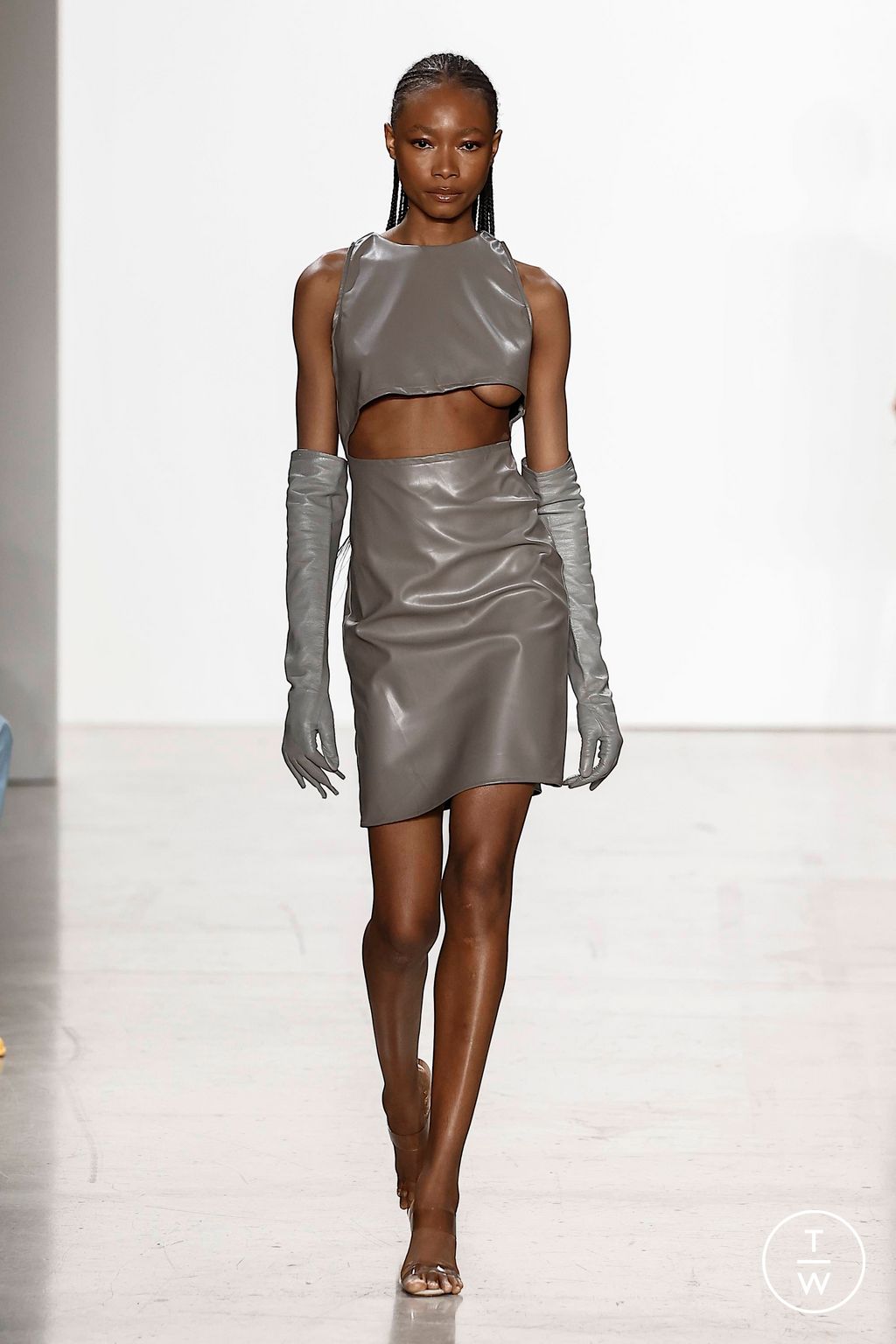 Fashion Week New York Fall/Winter 2023 look 10 from the Tiffany Brown Designs collection womenswear