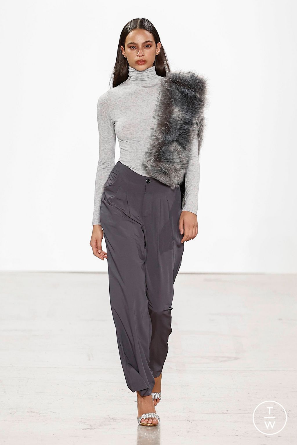Fashion Week New York Fall/Winter 2023 look 12 from the Tiffany Brown Designs collection 女装