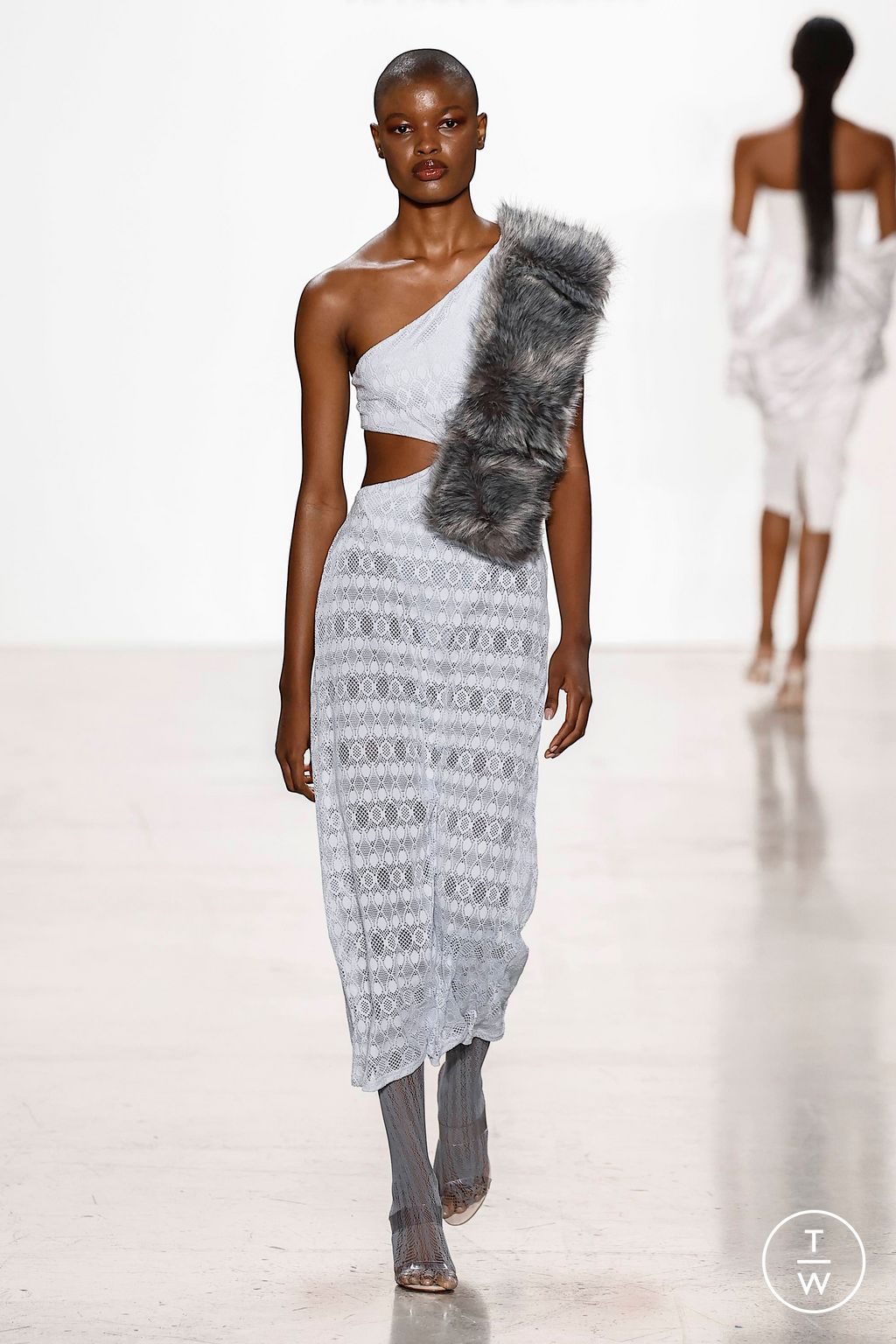 Fashion Week New York Fall/Winter 2023 look 24 from the Tiffany Brown Designs collection womenswear