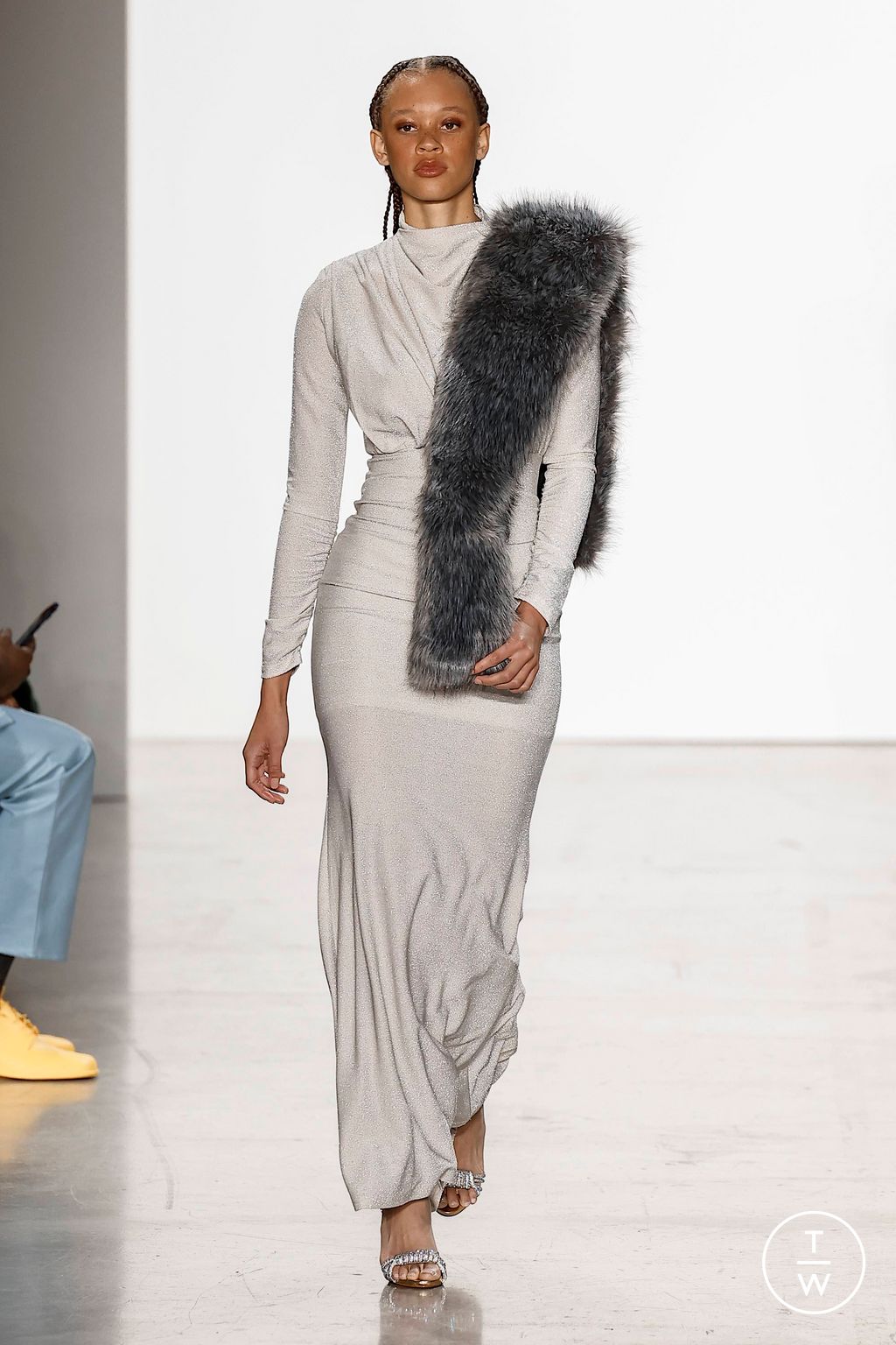 Fashion Week New York Fall/Winter 2023 look 27 from the Tiffany Brown Designs collection womenswear