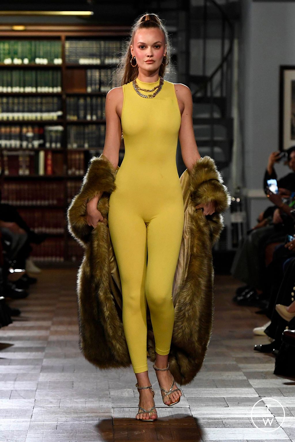 Fashion Week New York Fall/Winter 2024 look 1 from the Tiffany Brown Designs collection womenswear