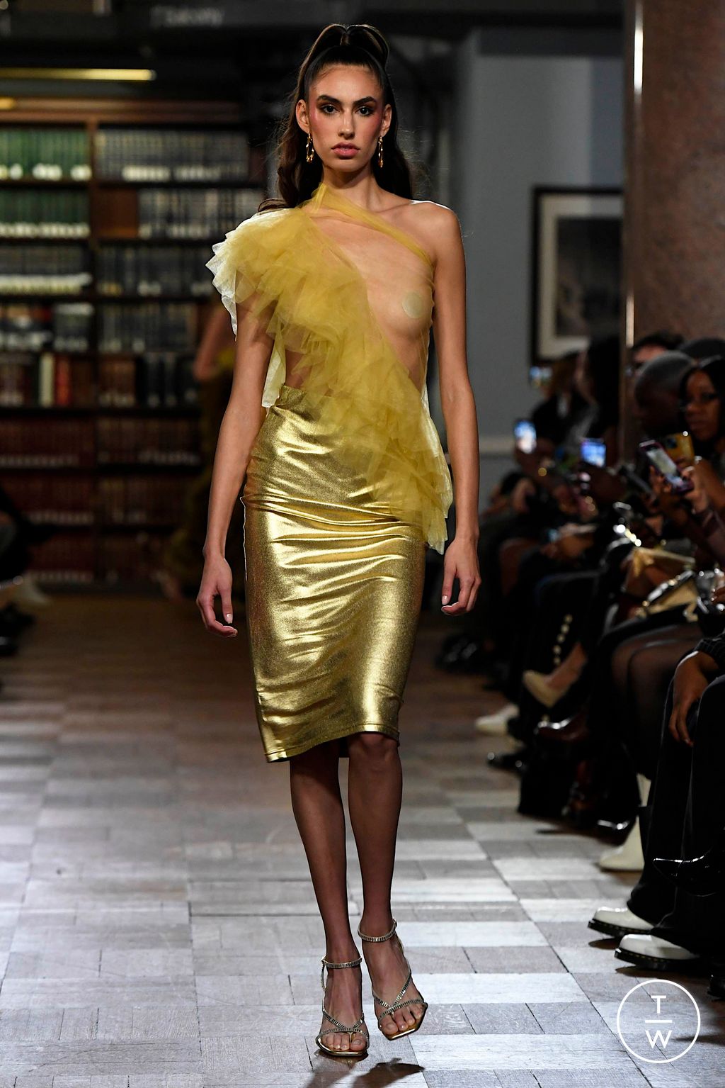 Fashion Week New York Fall/Winter 2024 look 3 from the Tiffany Brown Designs collection womenswear