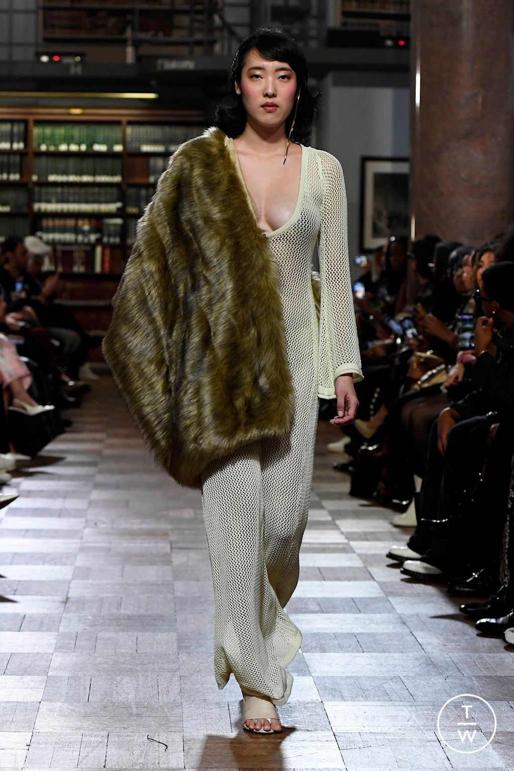 Fashion Week New York Fall/Winter 2024 look 6 from the Tiffany Brown Designs collection 女装
