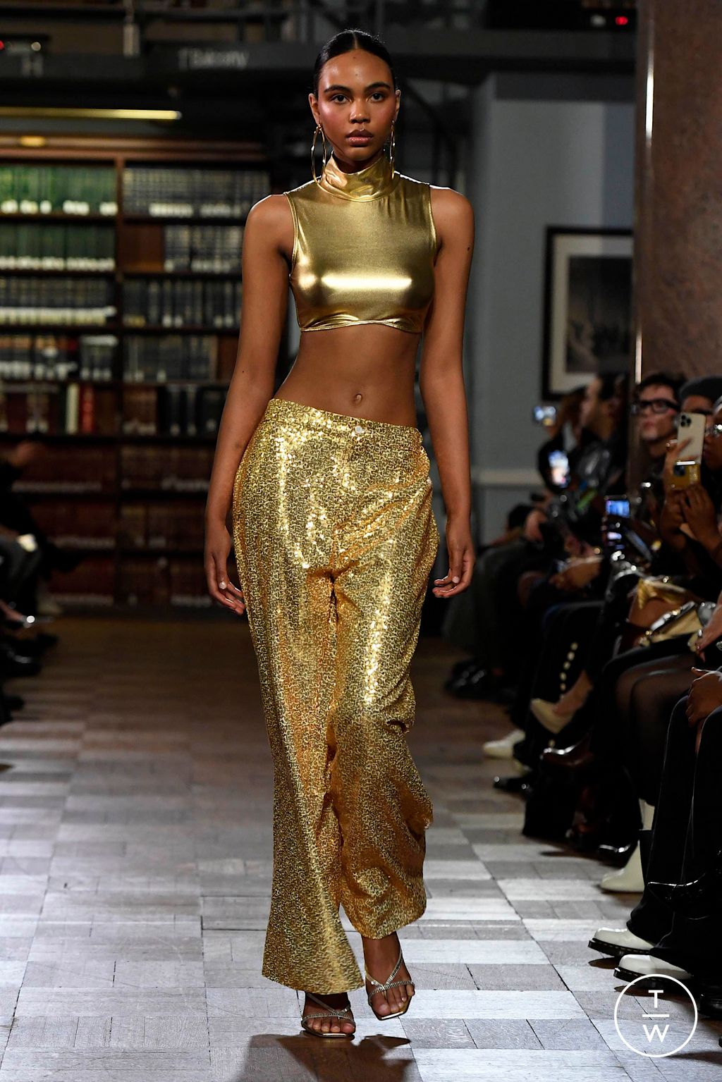 Fashion Week New York Fall/Winter 2024 look 9 from the Tiffany Brown Designs collection 女装