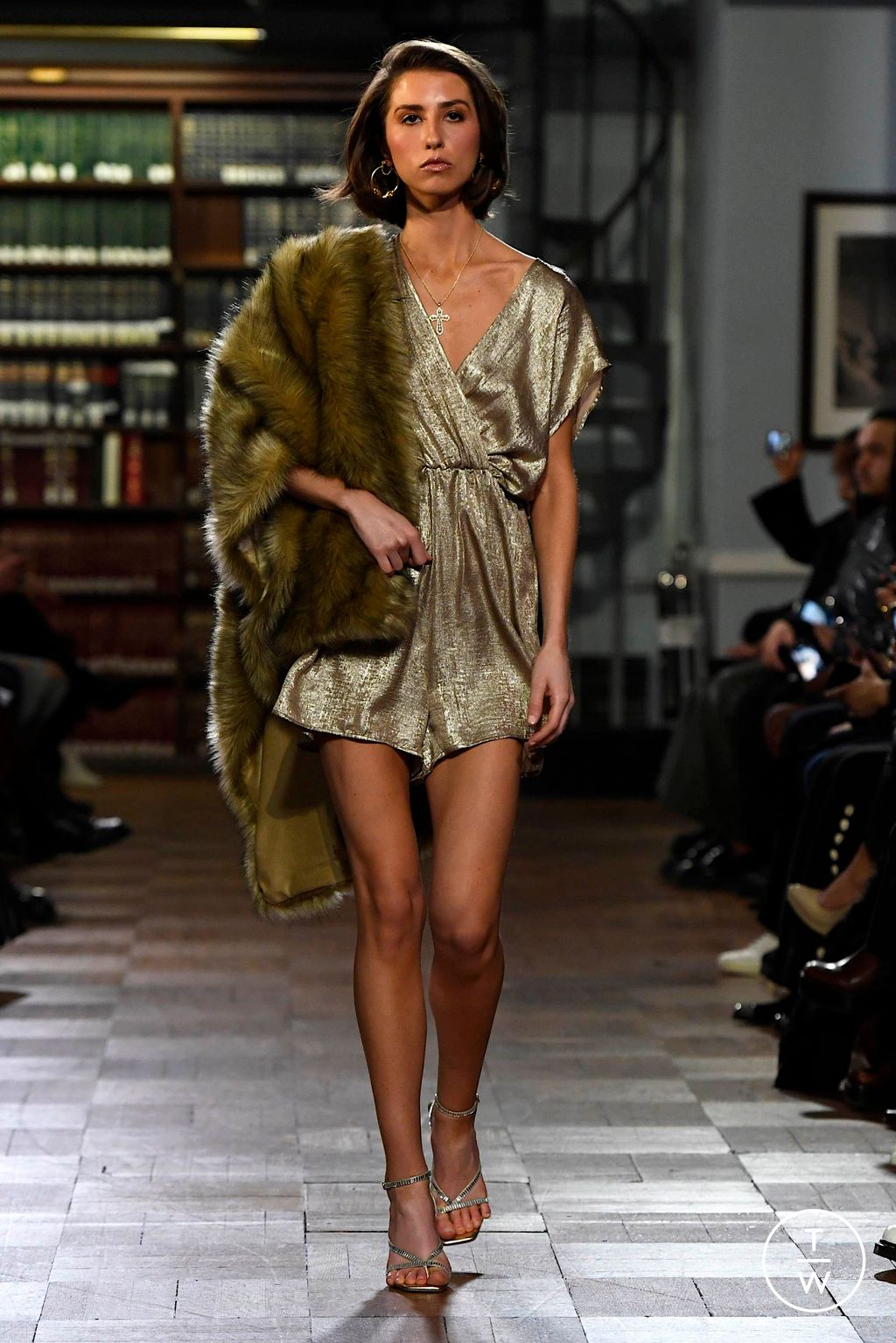 Fashion Week New York Fall/Winter 2024 look 25 from the Tiffany Brown Designs collection womenswear