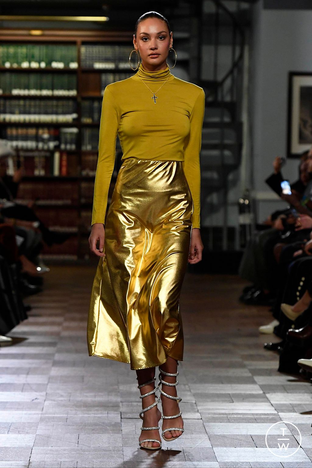 Fashion Week New York Fall/Winter 2024 look 40 from the Tiffany Brown Designs collection womenswear