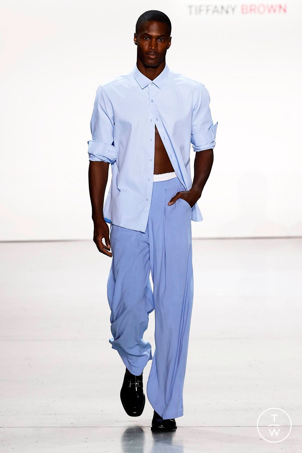 Fashion Week New York Spring/Summer 2024 look 4 from the Tiffany Brown Designs collection womenswear