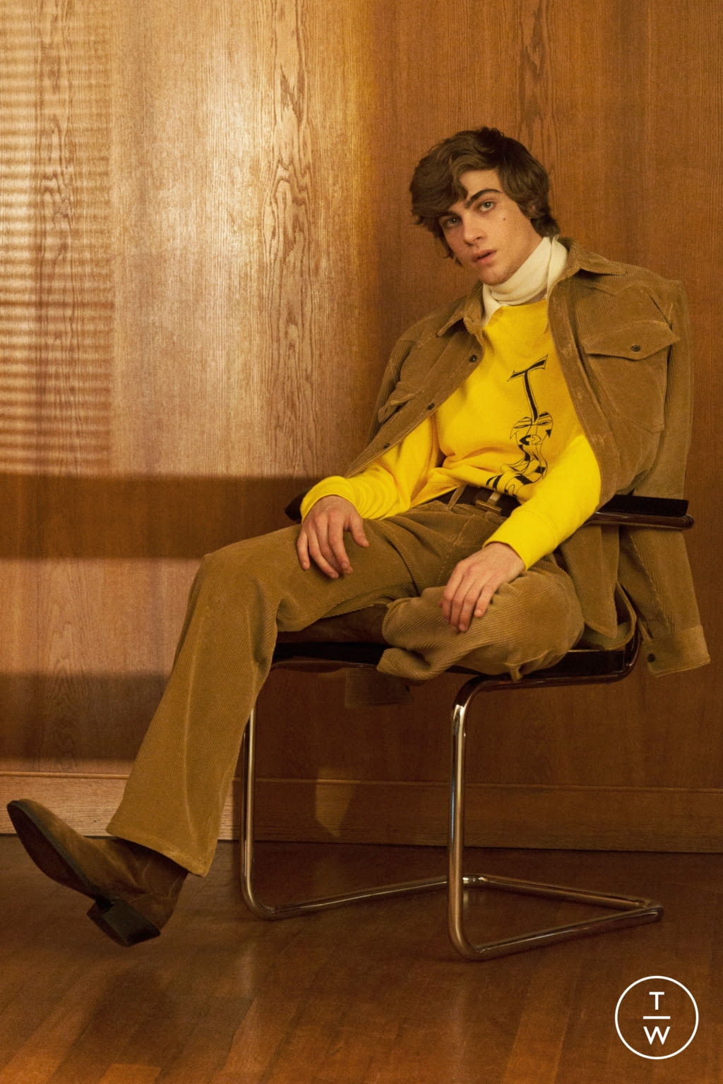 Fashion Week Milan Fall/Winter 2021 look 5 from the Tod's collection menswear