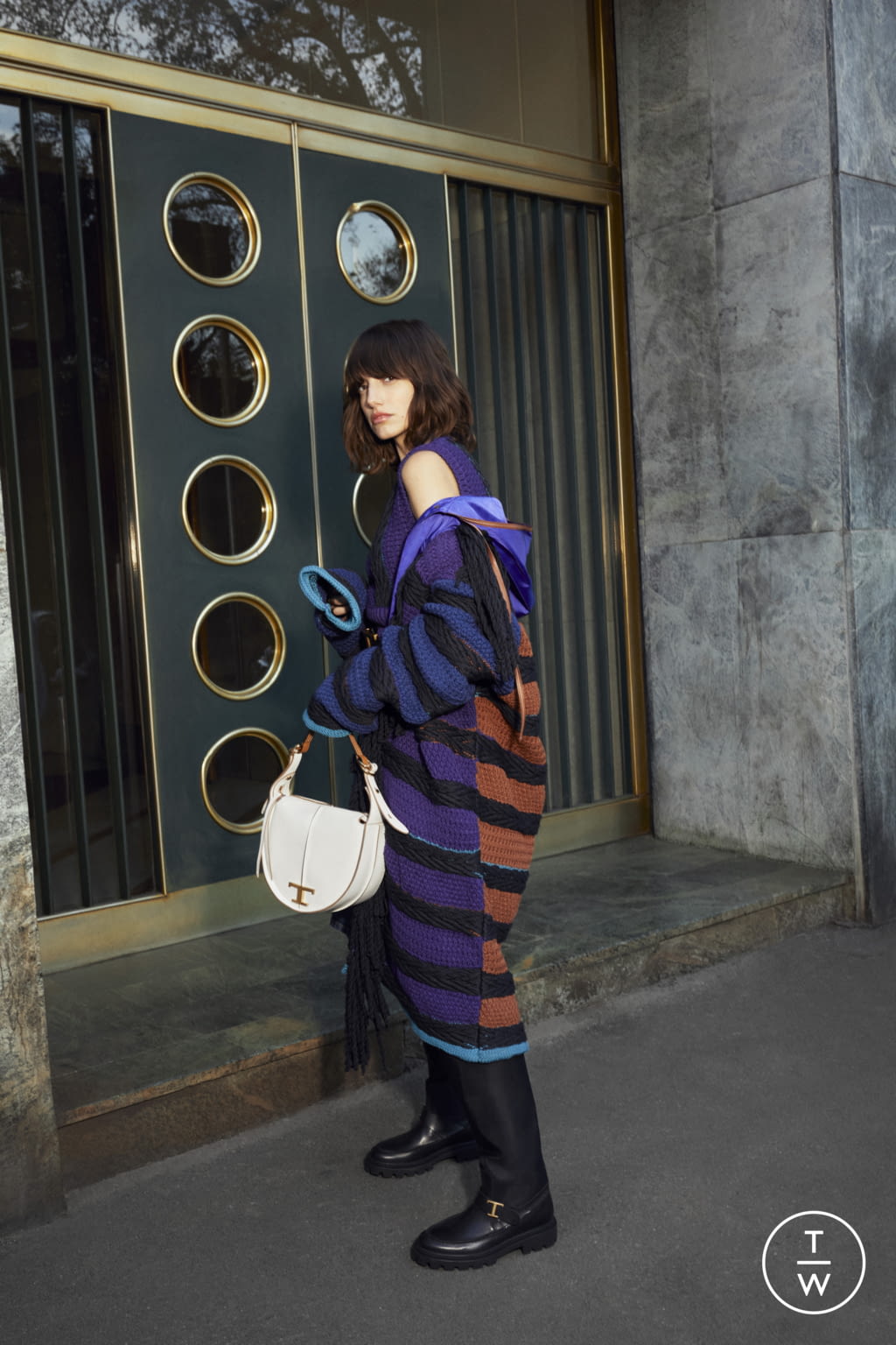 Fashion Week Milan Pre-Fall 2022 look 13 from the Tod's collection womenswear