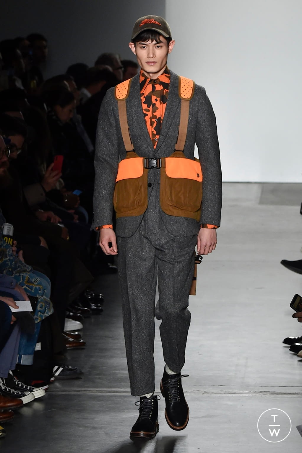 Fashion Week New York Fall/Winter 2020 look 12 from the Todd Snyder collection 男装