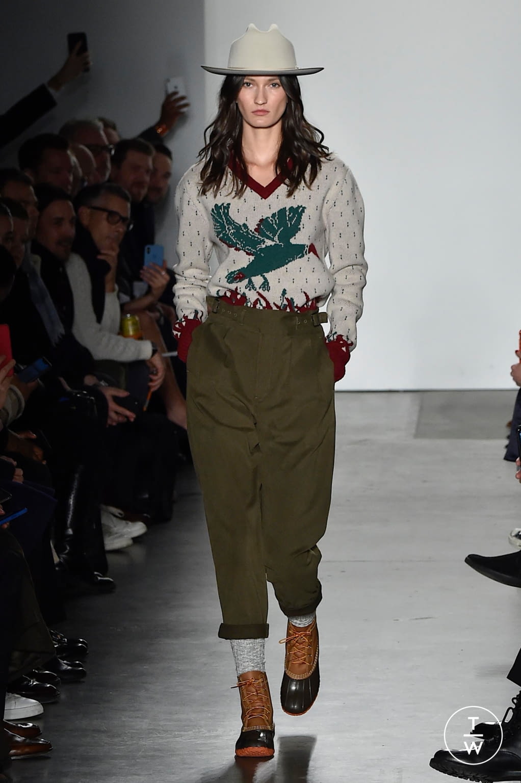 Fashion Week New York Fall/Winter 2020 look 20 de la collection Todd Snyder menswear
