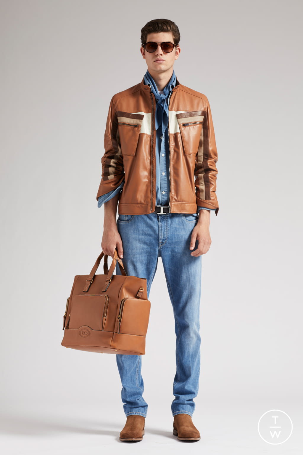 Fashion Week Milan Spring/Summer 2020 look 12 from the Tod's collection 男装
