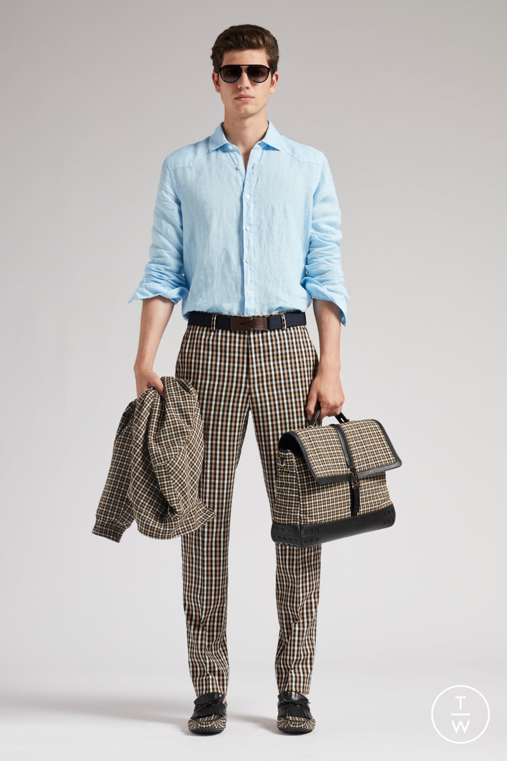Fashion Week Milan Spring/Summer 2020 look 18 from the Tod's collection 男装