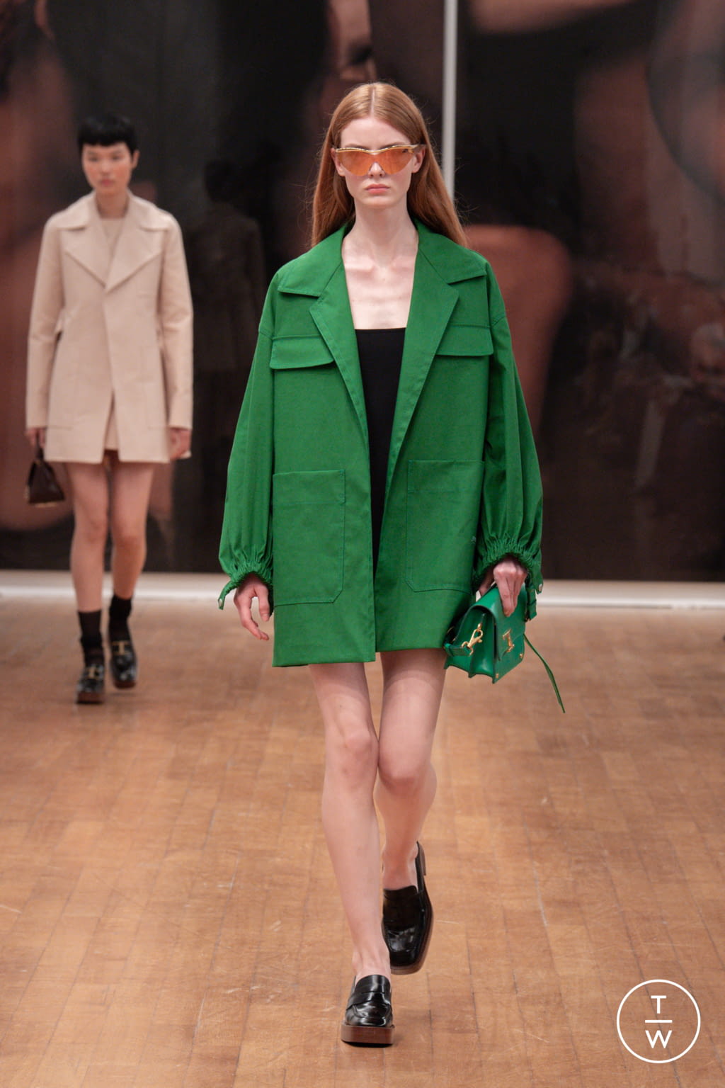 Fashion Week Milan Spring/Summer 2022 look 21 from the Tod's collection 女装